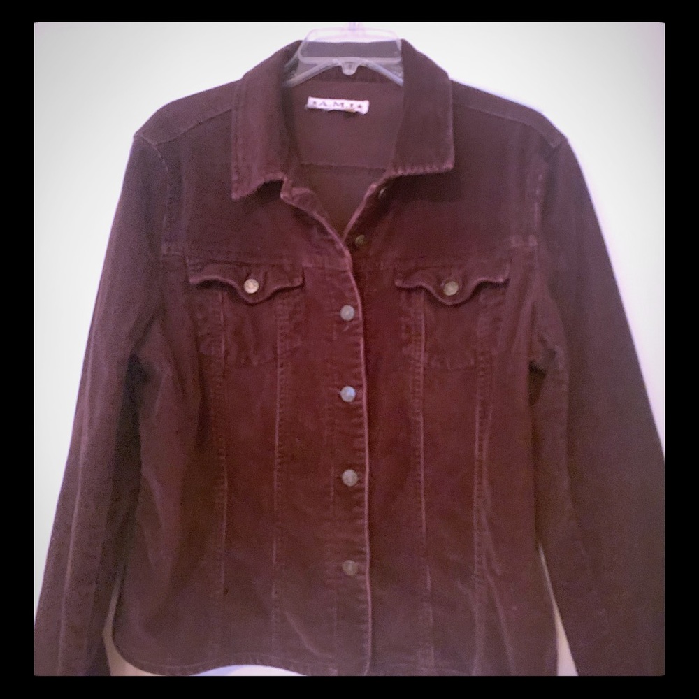 Brown corduroy jacket